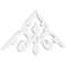 Ekena Millwork Pitch Whitman Architectural Grade PVC Gable Pediment, 36"W x 15"H x 1"P (10/12) GPP036X015X100WHI - alternate 1